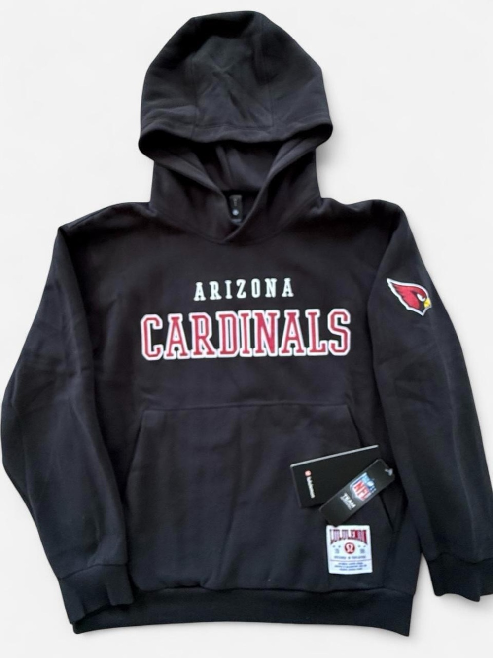 NWT Lululemon x NFL Arizona Cardinals Steady State Pullover Hoodie Black Men's S